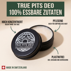 True Pits Deo Übersicht der Vorteile
